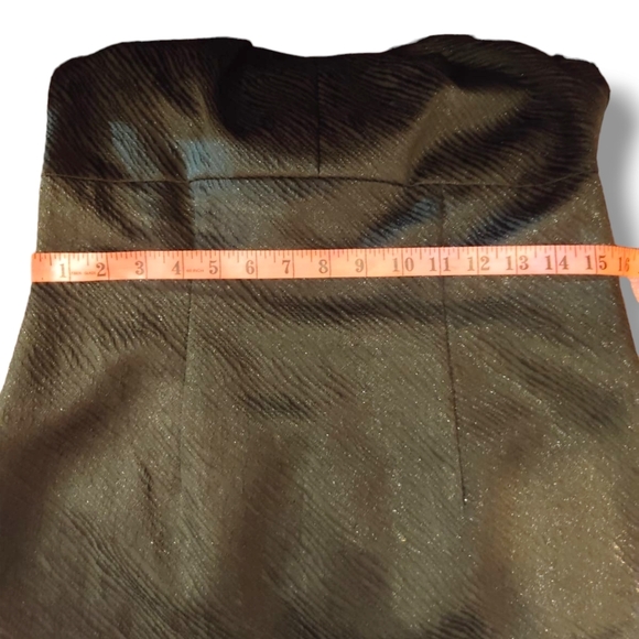 Classic vintage Black Midi dress. Size 8. - Picture 12 of 13